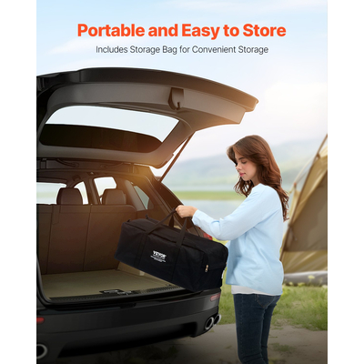 VEVOR Air Strattress with Frame & Pump Στρώμα Camping 2 Person Blow Up 600lbs