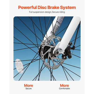 VEVOR 26" Mountain Bike MTB Bicycle 21 Speed ​​Full Suspension Διπλά Δισκόφρενα