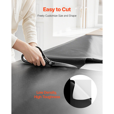 VEVOR 6Mil Πλαστικό Ρολό Φύλλων 10 x 100 FT Ασπρόμαυρο φιλμ βαρέως τύπου