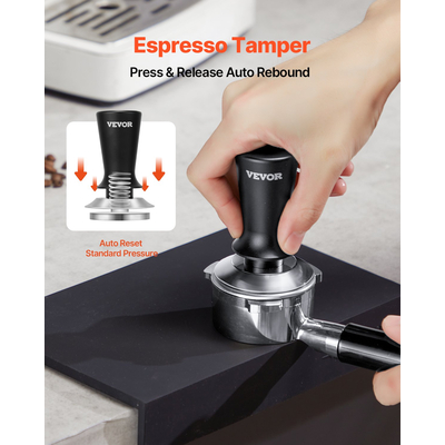 VEVOR 53mm Espresso Tamper από ανοξείδωτο ατσάλι Coffee Tamper με ελατήριο