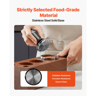 VEVOR 58mm Espresso Tamper από ανοξείδωτο ατσάλι Coffee Tamper με ελατήριο