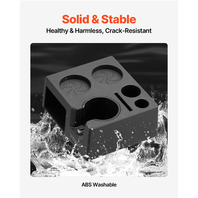 VEVOR ABS Espresso Tamping Station 51-58 mm Station με αποσπώμενη υποδοχή