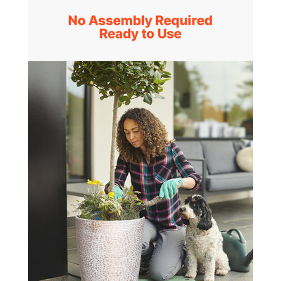 VEVOR Tall Planter Σετ με 2 στρογγυλές κωνικές γλάστρες φυτών 21 in για εξωτερικούς χώρους εσωτερικού χώρου