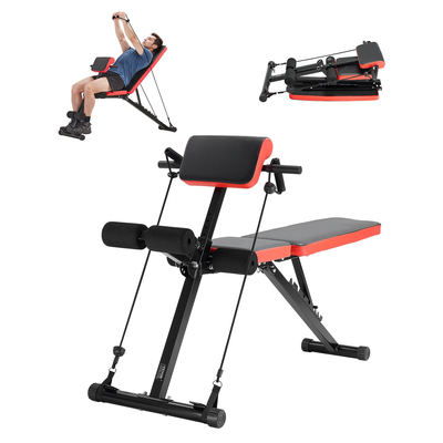 VEVOR Roman Chair Back Extension Πάγκος Hyperextension Ρυθμιζόμενο Αναδιπλούμενο Γυμναστήριο