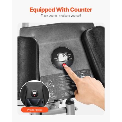 VEVOR AB Workout Machine Equipment Home Gym Core Abdominal Trainers Ρυθμιζόμενοι