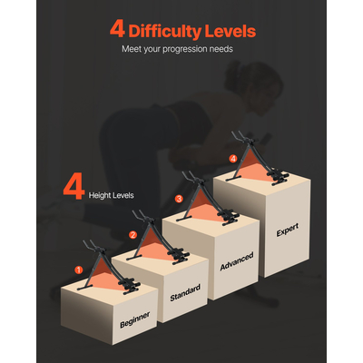 Εξοπλισμός μηχανήματος προπόνησης VEVOR AB Home Gym Core Abdominal Trainers Ρυθμιζόμενοι