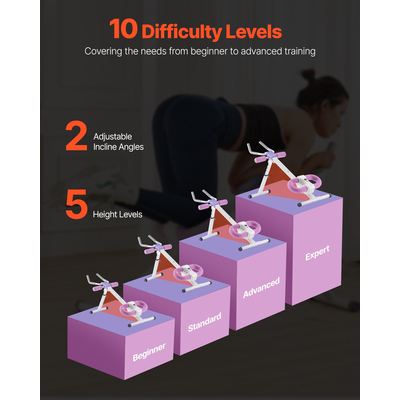 VEVOR AB Workout Machine Equipment Home Gym Core Abdominal Trainers Ρυθμιζόμενοι