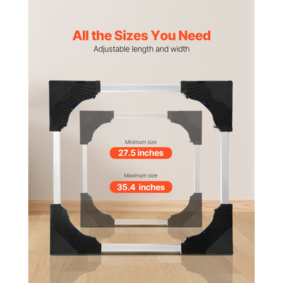 Βάση Ψυγείου VEVOR Mobile Base 1100 lb 27,5-35,4 ιντσών Ρυθμιζόμενο έπιπλο Dolly