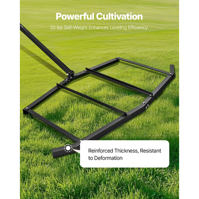 VEVOR Drag Harrow 72" Width Row Behind Drag Harrow Steel Gravel Grader ATV UTV