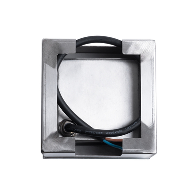 GloboStar® CYBOLITHOS 60365 Χωνευτό Φωτιστικό Σποτ Δαπέδου LED 2W 260lm 120° DC 24V Αδιάβροχο IP68 IK06 Μ10 x Π10 x Υ8cm 2700K Dimmable - Tempered Γαλακτερό Γυαλί & Ανοξείδωτο Ατσάλι - Bridgelux Chip - 3 Χρόνια Εγγύηση