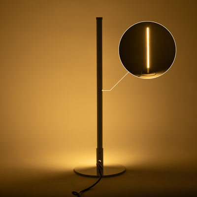 GloboStar® DALUMA 60468 Επιτραπέζιο Φωτιστικό LED CCT 8W 880lm 200° AC 220-240V - Εναλλαγή Φωτισμού μέσω On/Off All In One Ψυχρό 6000k+Φυσικό 4500k+Θερμό 2700k Μ15 x Π15 x Υ46cm - Λευκό - 3 Χρόνια Εγγύηση