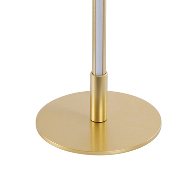 GloboStar® DALUMA 60469 Επιτραπέζιο Φωτιστικό LED CCT 8W 880lm 200° AC 220-240V - Εναλλαγή Φωτισμού μέσω On/Off All In One Ψυχρό 6000k+Φυσικό 4500k+Θερμό 2700k Μ15 x Π15 x Υ46cm - Χρυσό - 3 Χρόνια Εγγύηση