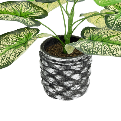 GloboStar® Artificial Garden CALADIUM 20889 Τεχνητό Διακοσμητικό Φυτό Τροπικό Καλάδιο Φ40 x Υ33cm