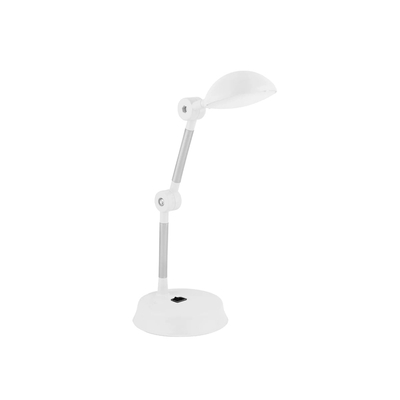 GloboStar® CARTA 202-0062 Μοντέρνο Επιτραπέζιο Φωτιστικό LED 6W 540lm 120° AC220-240V IP20 Ψυχρό Λευκό 6000K Λευκό Πλαστικό - Μ20 x Π14.5 xΥ33cm  - 2 Χρόνια Εγγύηση
