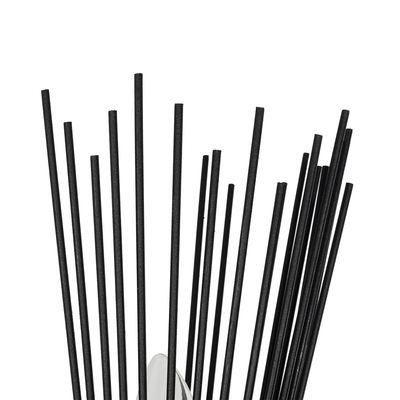 GloboStar® HORN 203-0043 Vintage Επιτοίχιο Φωτιστικό Απλίκα Δίφωτο 2 x E14 IP20 Μαύρο Μέταλλο - Μ14 x Π17 x Υ44.5cm