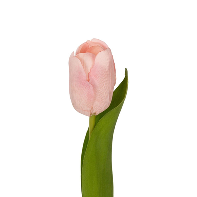 GloboStar® Artificial Garden PINK TULIP BRANCH 21200 Τεχνητό Διακοσμητικό Κλαδί Ροζ Τουλίπα Y37cm