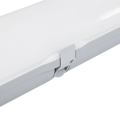 GLOBOSTAR® PARKING 61702 120cm Γραμμικό Βιομηχανικό Φωτιστικό Tri-Proof Τεχνολογίας Smart Group Linkable Control System 2.4Ghz με Αισθητήρα Κίνησης Microwave LED 48W 5760lm 120° AC 220-240V Αδιάβροχο IP65 Φυσικό Λευκό 5000K - LUMILEDs SMD Chip & TÜV SÜD Driver - Γκρι με Γαλακτερό Κάλυμμα Πλαστικό PC - Μ120 x Π10.5 x Υ8cm - 5 Χρόνια Εγγύηση