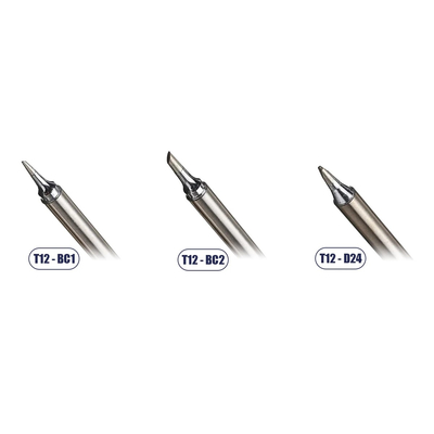 GloboStar® 79949 Drillpro T12 ΣΕΤ 3 Κεφαλών για Κολλητήρι - Σταθμού Συγκόλλησης Συμβατές με Μοντέλα HAKKO FX951 & FX952 και για Άλλα Μοντέλα