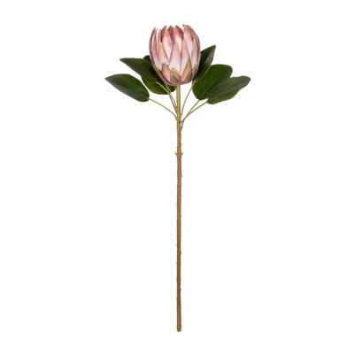 GloboStar® Artificial Garden PINK KING FLOWER BRANCH 21300 Τεχνητό Διακοσμητικό Κλαδί KING FLOWER Ρόζ Y70cm