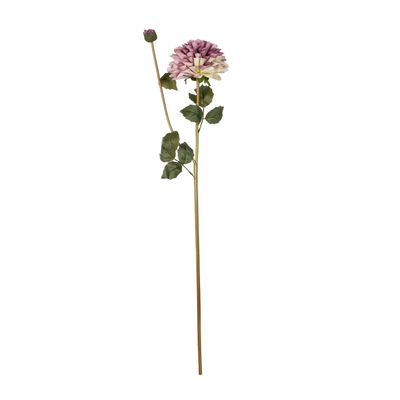 GloboStar® Artificial Garden PURPLE CHRYSANTHEMUM BRANCH 21322 Τεχνητό Διακοσμητικό Μωβ Κλαδί Χρυσάνθεμο Y70cm