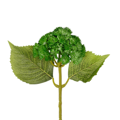 GloboStar® Artificial Garden OLIVE GREEN SEDUM BRANCH 21340 Τεχνητό Διακοσμητικό Κλαδί Πράσινο Σέδο Y38cm