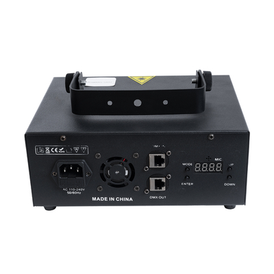 GloboStar® ARES 51127 Επαγγελματικό Laser Projector 30W 1000Mw 300mW RED/635nm - 100mW GREEN/532nm - 600mW BLUE/450nm - AC 220V-240V IP20 3in1 RGB DMX512 - Μ23.5 x Π18 x Υ10cm - 2 Χρόνια Εγγύηση