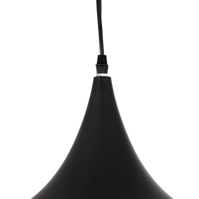 GloboStar® SHANGHAI 01025 Μοντέρνο Κρεμαστό Φωτιστικό Καμπάνα Σετ Τρίφωτο 3 x E27 IP20 Μαύρο & Χρυσό Μέταλλο - Μ79.5 x Π79.5 x Υ38cm