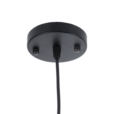 GloboStar® COPPER 01076 Vintage Κρεμαστό Φωτιστικό Ανάρτηση Τρίφωτο 3 x E27 IP20 Χρυσό Μέταλλο με Μαύρο Πλαστικό - Μ14 x Π14 x Υ13cm