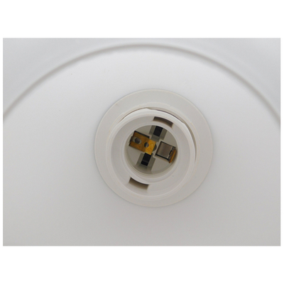 GloboStar® ISEN 01157 Μοντέρνο Επιτοίχιο Φωτιστικό Απλίκα Μονόφωτο 1 x E27 IP20 Μαύρο Μέταλλο με Λευκό Γυαλί - Μ24 x Π15 x Υ27cm