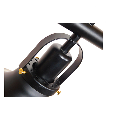 GloboStar® BILLIARD SERIES 01280 Vintage Κρεμαστό Φωτιστικό Φιγούρα Τρίφωτο 3 x E27 IP20 Mαύρο Μέταλλο με Μελί Γυαλί - Μ96 x Π25 x Υ30cm