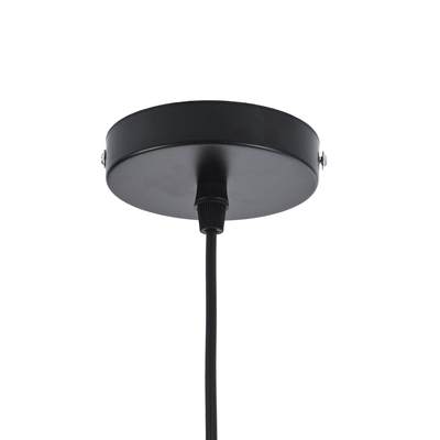 GloboStar® SANTORINI 01289 Boho Κρεμαστό Φωτιστικό Μπάλα Μονόφωτο 1 x E27 IP20 3D Καφέ Χαρτί - Μ40 x Π40 x Y34cm