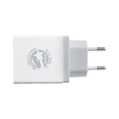 GloboStar® 69997 Φορτιστής Πρίζας Charger 4 x Type-A USB Port DC 5V 5.1A Max 5W