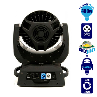 Κινούμενη Ρομποτική Κεφαλή Artemis ZOOM WASH PRO 10°-60° 36*10 Watt CREE LED RGBW 360W 230V DMX512 GloboStar 51116