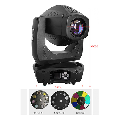 Κινούμενη Ρομποτική Κεφαλή Cyclop PRO 4in1 BEAM - WASH - SPOT - ZOOM 7°-21° 1*200 Watt White 7500K OSRAM LED RGBW 230V DMX512 GloboStar 51154