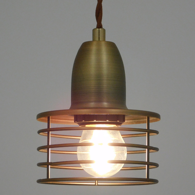 GloboStar® MANHATTAN 01454 Μοντέρνο Κρεμαστό Φωτιστικό Καμπάνα Μονόφωτο 1 x E27 IP20 Χρυσό Μέταλλο - Μ11 x Π11 x Υ14cm