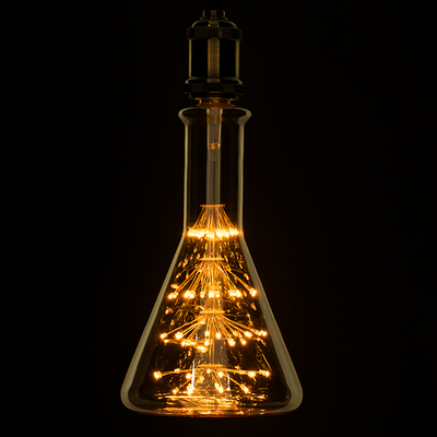 GloboStar® 99214 Λάμπα E27 DPN150 MTX Dispenser DIODE HP LED String 4W 400 lm 320° AC 85-265V Edison Retro με Μελί Γυαλί Ultra Θερμό Λευκό 2200 K