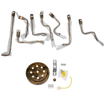 GloboStar® LIBERTA 00841 Μοντέρνο Φωτιστικό Οροφής Πλέγμα Πολύφωτο 8 x E27 IP20 Μπρούτζινο Μέταλλο - Μ102 x Π72 x Υ10.5cm