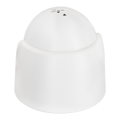 GloboStar® 79000 Λευκό Φωτιστικό Μπαταρίας σε Σχήμα Κάμερας LED SMD 3W 300lm με Αισθητήρα Ημέρας-Νύχτας και PIR Αισθητήρα Κίνησης Ψυχρό Λευκό 6000K