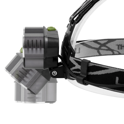 GloboStar® 79058 Φακός Κεφαλής Επαναφορτιζόμενος LED CREE XML2-T6 Chip 50 Watt 5000lm με 2 x 18650 Μπαταρίες 5200mAh Ψυχρό Λευκό 6000K