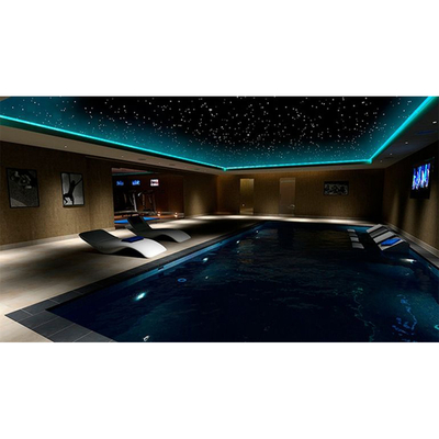 GloboStar® 79614 Κιτ Οπτικής Ίνας Optical Fiber LED 16W AC 230V με 280 Τεμ Οπτικής Ίνας Πάχους 1mm x Μήκους 2M και Ασύρματο Χειριστήριο RGBW