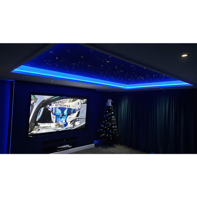 GloboStar® 79614 Κιτ Οπτικής Ίνας Optical Fiber LED 16W AC 230V με 280 Τεμ Οπτικής Ίνας Πάχους 1mm x Μήκους 2M και Ασύρματο Χειριστήριο RGBW