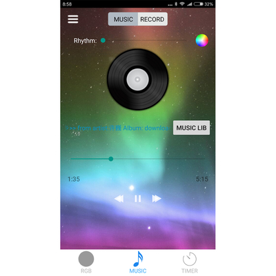 GloboStar® 73431 Ασύρματος Bluetooth LED RGB & Music Controller Sound Activated με Χειριστήριο IR & 2 Εξόδους RGB DC 5-24V Max 100W