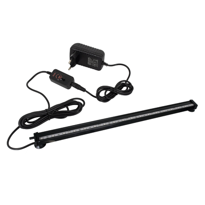 GloboStar® 79676 Φωτιστικό Ενυδρείου & Οξυγονωτής / Μηχανισμός Φυσαλίδων 45cm LED 18W 180° AC 230V Αδιάβροχο IP68 με Ασύρματο Χειριστήριο IR Πολύχρωμο RGB Dimmable