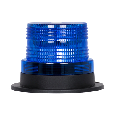 GloboStar® 85152 PRO Series Φάρος Σήμανσης Οχήματος Αστυνομίας για Αυτοκίνητα & Φορτηγά STROBE LED 10W DC 12-24V Αδιάβροχος IP65 Μπλε