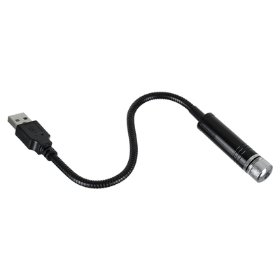 GloboStar® 81845 Διακοσμητικό Φωτιστικό Ειδικών Φωτορυθμικών Εφέ PARTY Disco LASER DC 5V με Καλώδιο Τροφοδοσίας USB Μπλέ IP20 Μ1.4 x Π1.4 x Υ27cm