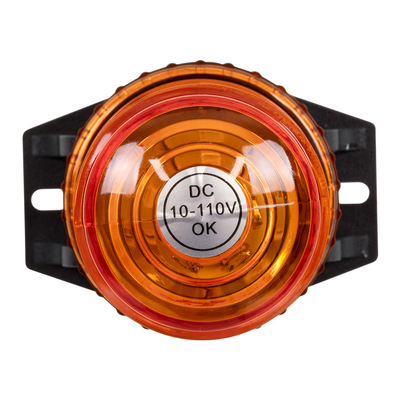 GloboStar® 85195 PRO Series Φάρος Ασφαλείας για Περονοφόρα - Κλαρκ - Αυτοκίνητα & Φορτηγά STROBE LED SMD 5730 40W DC 10-110V Αδιάβροχος IP65 Πορτοκαλί