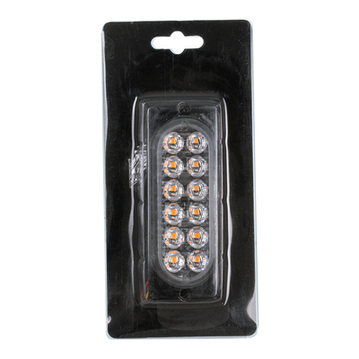 GloboStar® 85264 PRO Series Μπάρα Σήμανσης Οχήματος Οδικής Βοήθείας για Αυτοκίνητα & Φορτηγά Φωτισμού STROBE LED SMD 3030 12W DC 12-24V Αδιάβροχη IP65 Πορτοκαλί