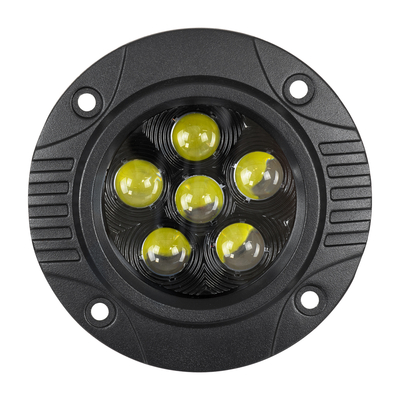 GloboStar® 85445 PRO Series Χωνευτός Προβολέας Εργασίας - Φώτα Ημέρας - Working Light - DRL για Αυτοκίνητα & Φορτηγά LED CREE XBD 24W 2400lm DC 10-30V Αδιάβροχο IP65 Ψυχρό Λευκό 6000K