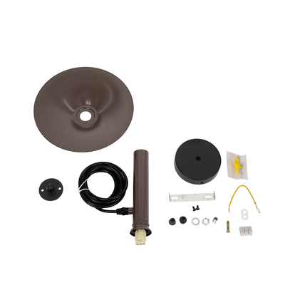 GloboStar® CELEST 00791 Μοντέρνο Κρεμαστό Φωτιστικό Ανάρτηση Μονόφωτο 1 x G9 Καφέ Μέταλλο με Λευκό Γυαλί - Μ20 x Π20 x Υ26.5cm