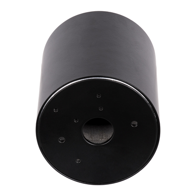 GloboStar® AKIRA 60617 Επιφανειακό Κινούμενο Στρόγγυλο Φωτιστικό Σποτ Αλουμινίου με Ντουί GU10 AC 220-240V IP44 Φ8 x Υ10cm - Μαύρο